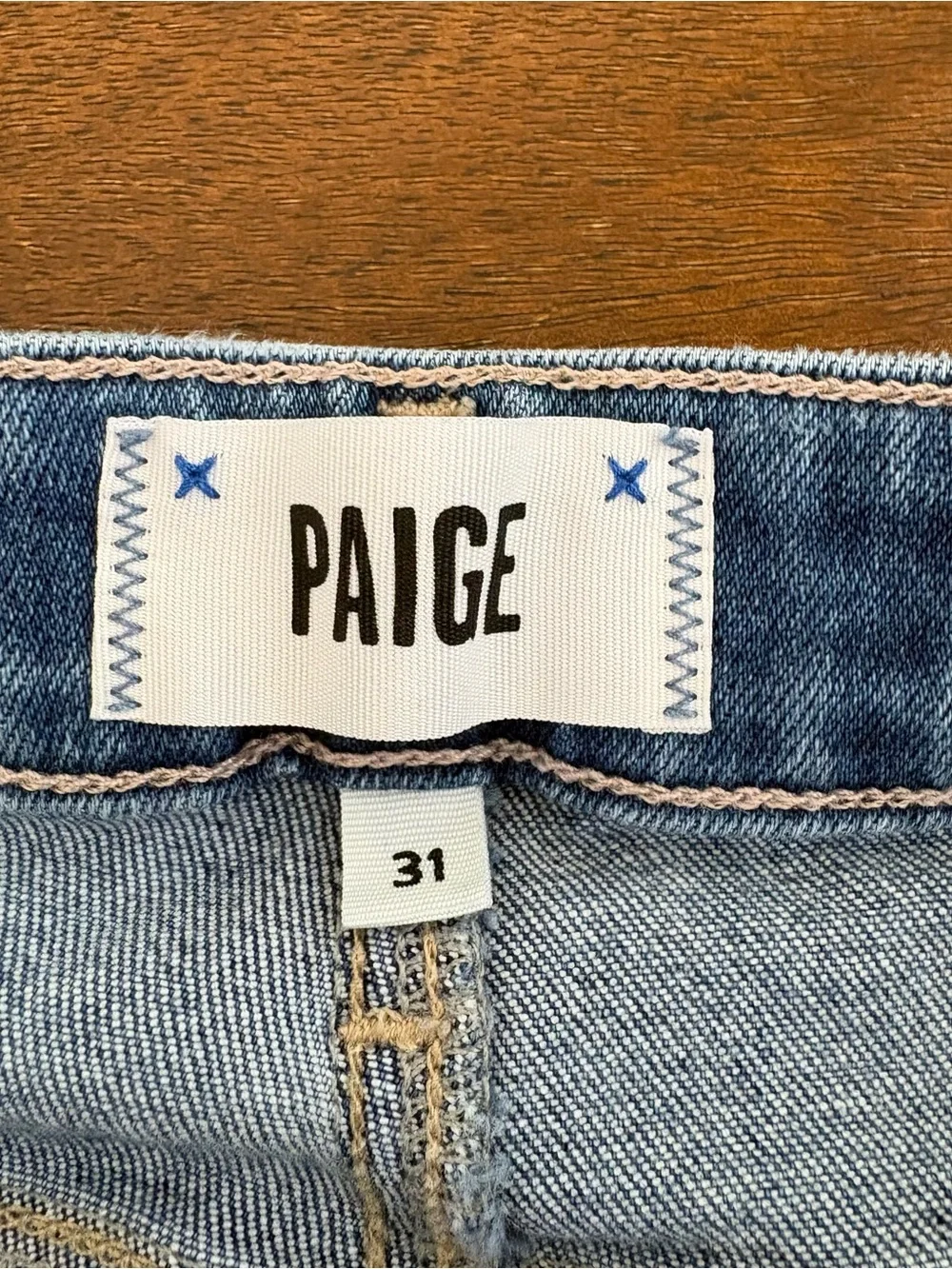 Paige Claudine High Rise Distressed Ankle Flare Raw Hem Jeans Size 31 - Picture 4 of 15